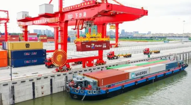 杭州下沙港开港，以外内贸海运集装箱业务为主